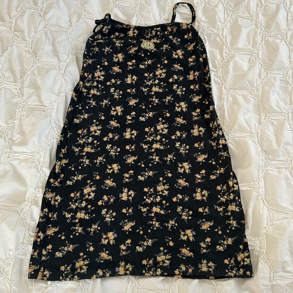 Urban outfitters floral mini stretch dress